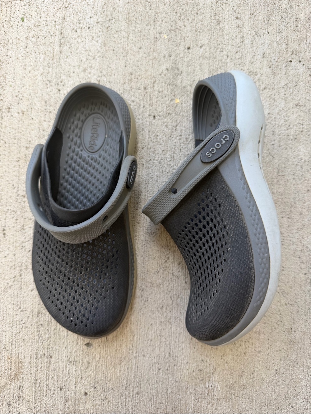 Crocs Kids Literide 360 Clog - Black/Slate Grey - US Kid's J 3